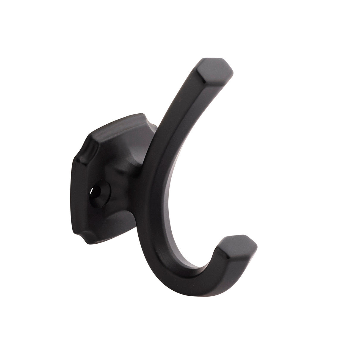 Hickory H077870MB: 3-1/2" Veranda Double Wall Hook - Matte Black