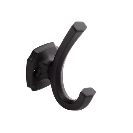 Hickory H077870MB: 3-1/2" Veranda Double Wall Hook - Matte Black