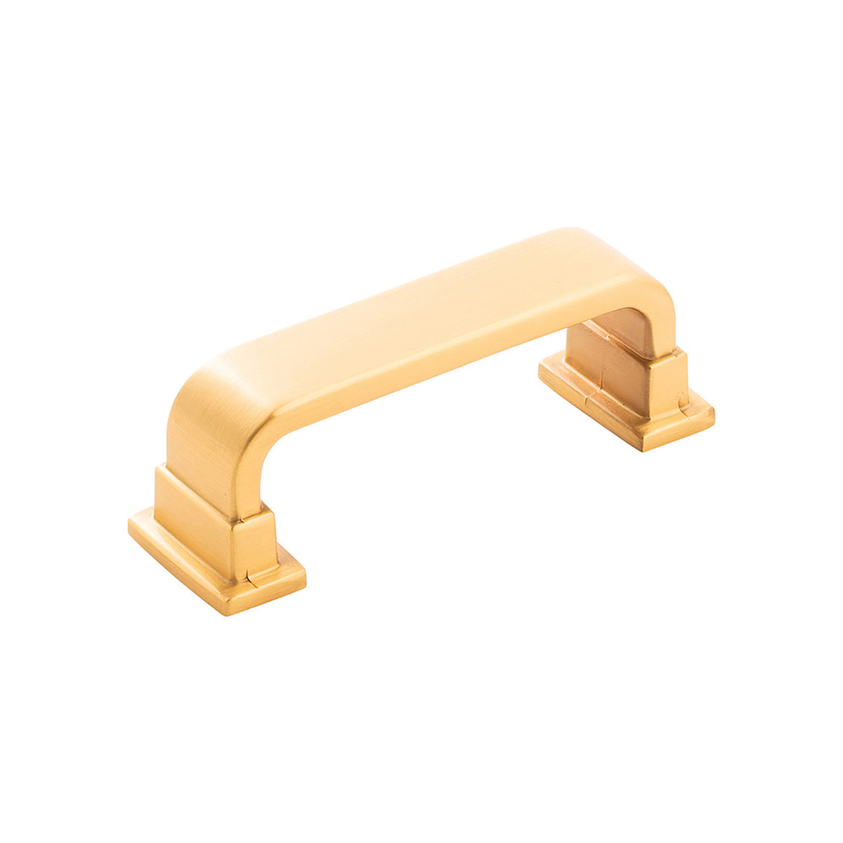 Belwith B077892BGB: 3" cc Brighton Cabinet Pull - Brushed Golden Brass