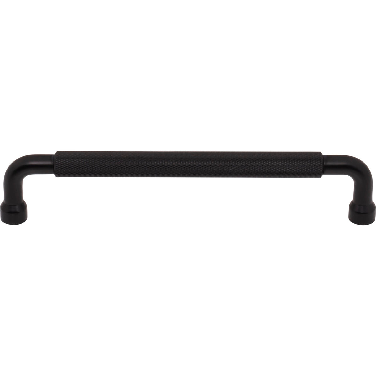 Top Knobs TK3264BLK: 6-5/16" cc Garrison Bar Cabinet Pull - Flat Black