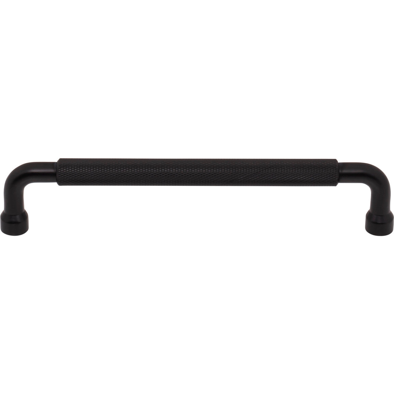 Top Knobs TK3264BLK: 6-5/16" cc Garrison Bar Cabinet Pull - Flat Black