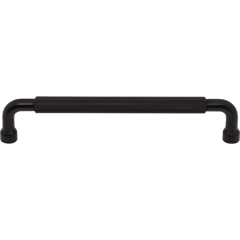 Top Knobs TK3264BLK: 6-5/16" cc Garrison Bar Cabinet Pull - Flat Black
