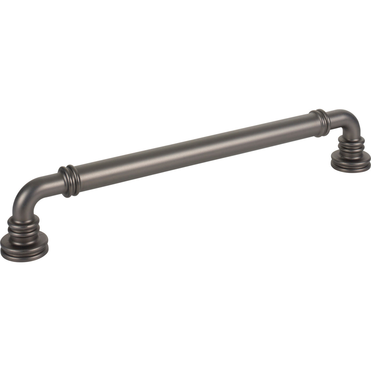 Top Knobs TK3147AG: 12" cc Cranford D-Handle Cabinet Pull - Ash Gray