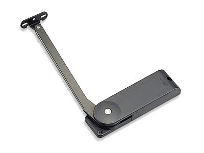 Sugatsune OV-EZ-3L/BL: Lift Assist Mechanism for Over-The-Top Flipper Doors - Nickel/Black