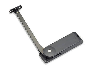 Sugatsune OV-EZ-9R/BL: Lift Assist Mechanism for Over-The-Top Flipper Doors (right) - Nickel/Black
