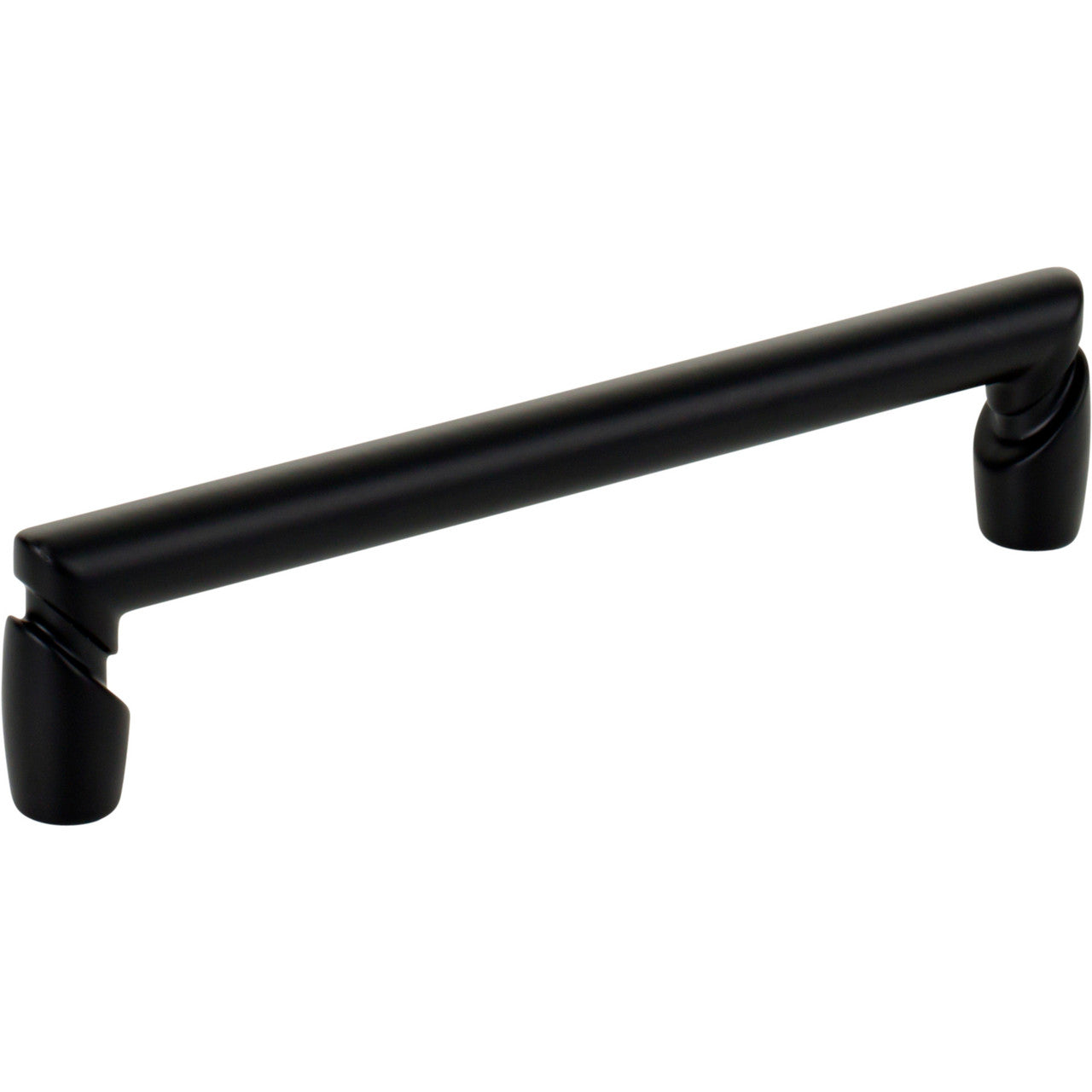 Top Knobs TK3133BLK: 5-1/16" cc Florham Round Bar Cabinet Pull - Flat Black