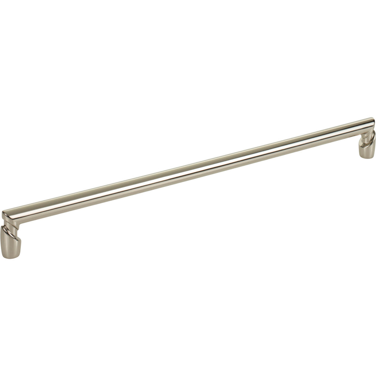 Top Knobs TK3137PN: 12" cc Florham Round Bar Cabinet Pull - Polished Nickel