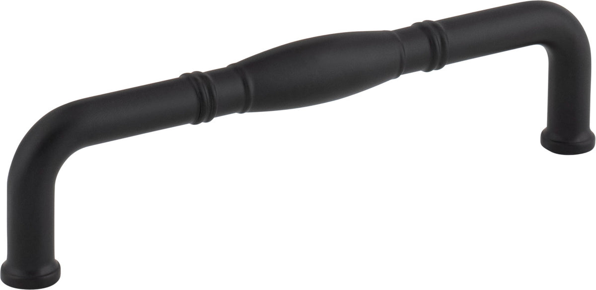 Jeffrey Alexander Z290-128-MB: 128mm cc Durham Cabinet Pull - Matte Black