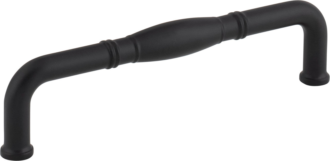 Jeffrey Alexander Z290-128-MB: 128mm cc Durham Cabinet Pull - Matte Black
