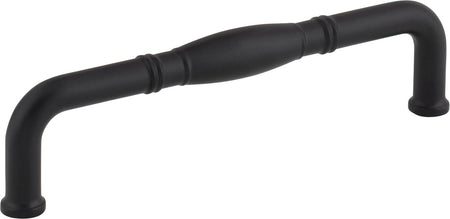 Jeffrey Alexander Z290-128-MB: 128mm cc Durham Cabinet Pull - Matte Black