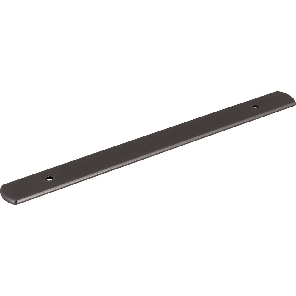 Top Knobs TK3274AG: 10-5/8" Wescott  Backplate - Ash Grey