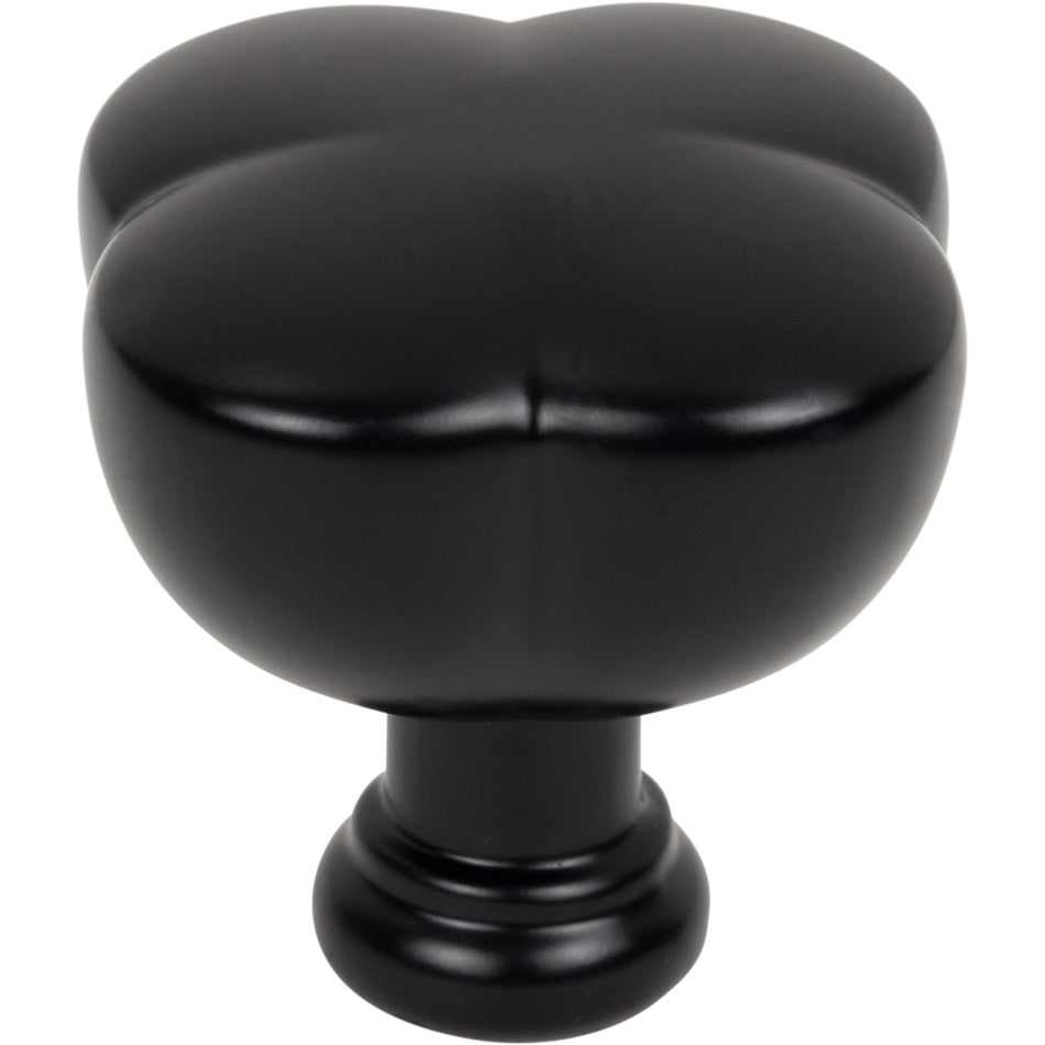 Jeffrey Alexander 686L-MB: 1-1/2" Southerland Round Cabinet Knob - Matte Black