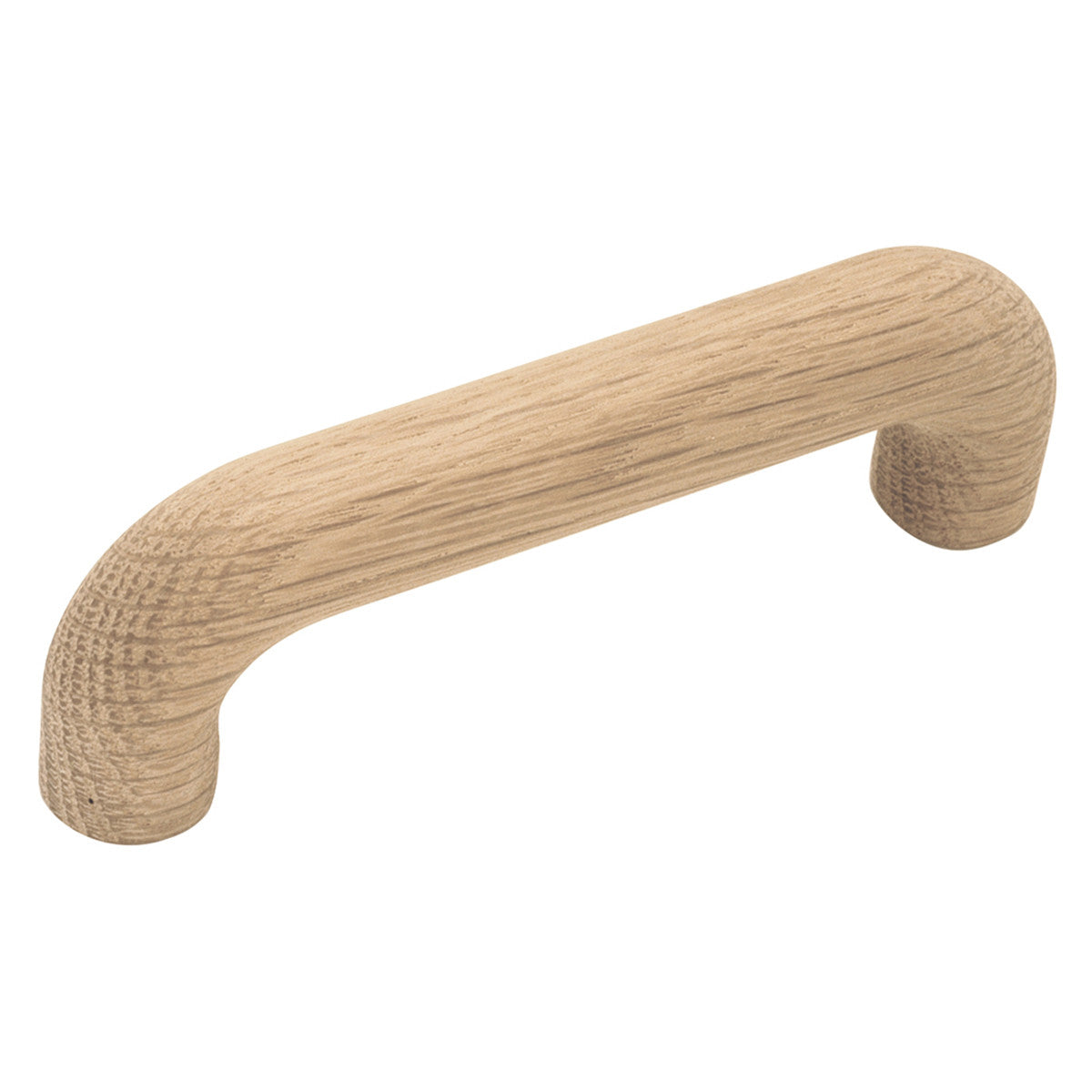 Hickory P674-UW: 3.5" cc Natural Woodcraft Cabinet Pull - Unfinished Wood