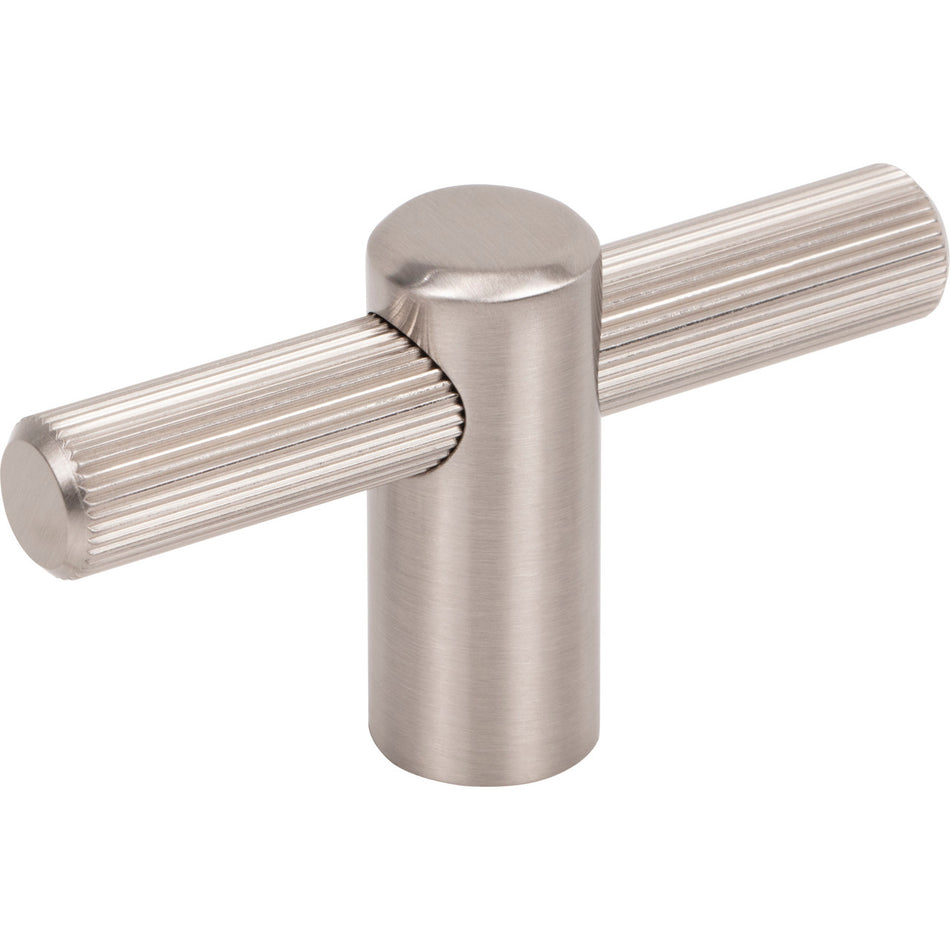 Top Knobs TK3251BSN: 2-1/2" Dempsey T-Bar Cabinet Knob - Brushed Satin Nickel