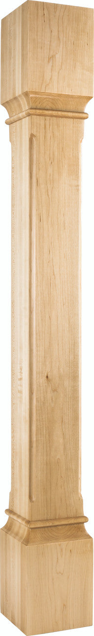 Hardware Resources P38-5-42-WB: Fluted Edge Post - White Birch