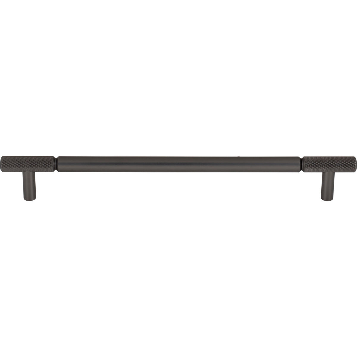 Top Knobs TK3244AG: 8-13/16" cc Prestwick Bar Cabinet Pull - Ash Grey