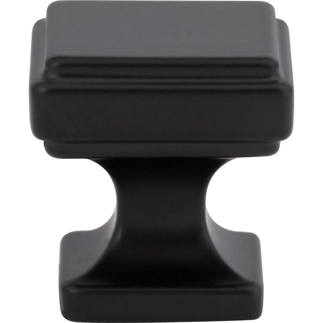 Atlas A200-BL: 1-1/8" Kate Cabinet Knob - Matte Black