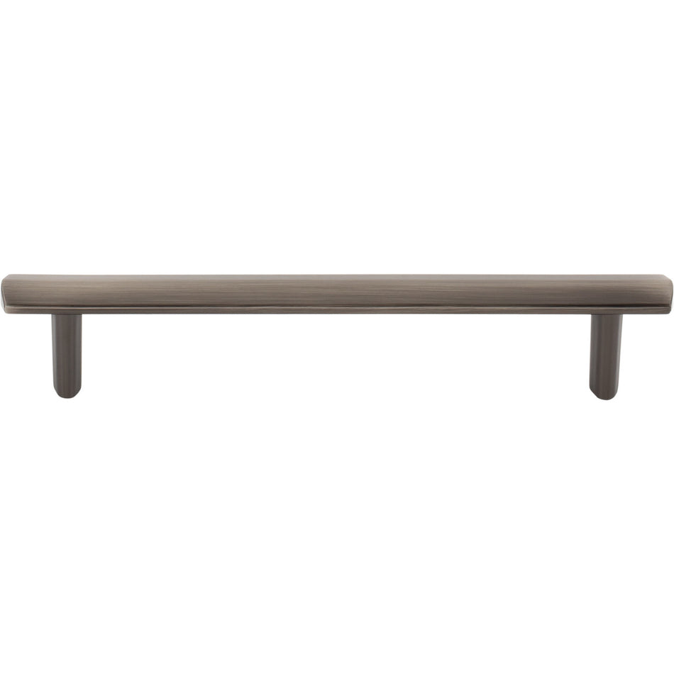 Elements 641-128BNBDL: 128mm cc William Bar Cabinet Pull - Brushed Pewter