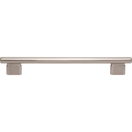 Atlas A515-BRN: 192mm cc Holloway Round Bar  Cabinet Pull - Brushed Nickel