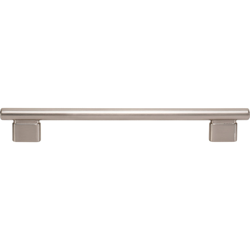 Atlas A515-BRN: 192mm cc Holloway Round Bar  Cabinet Pull - Brushed Nickel