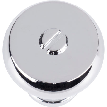 Atlas A980-CH: 1-3/16" Everitt Cabinet Knob - Polished Chrome