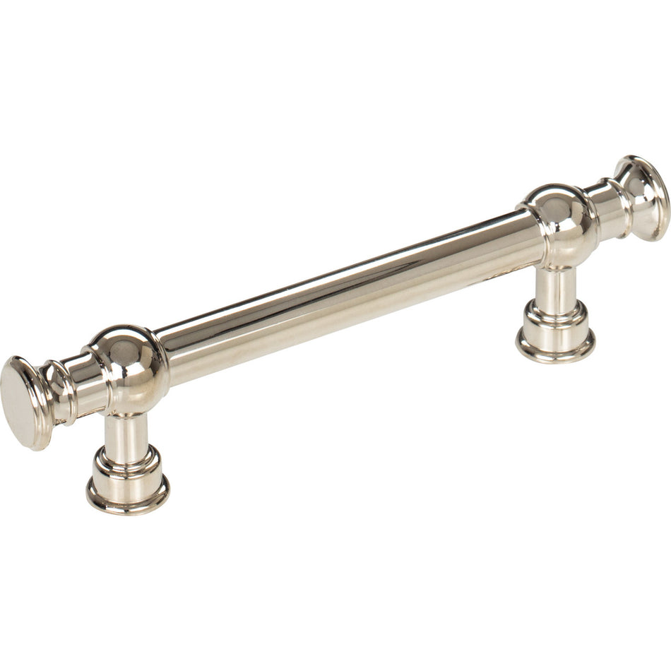 Top Knobs TK3121PN: 3-3/4" cc Regent's Park Ormonde Cabinet Pull - Polished Nickel