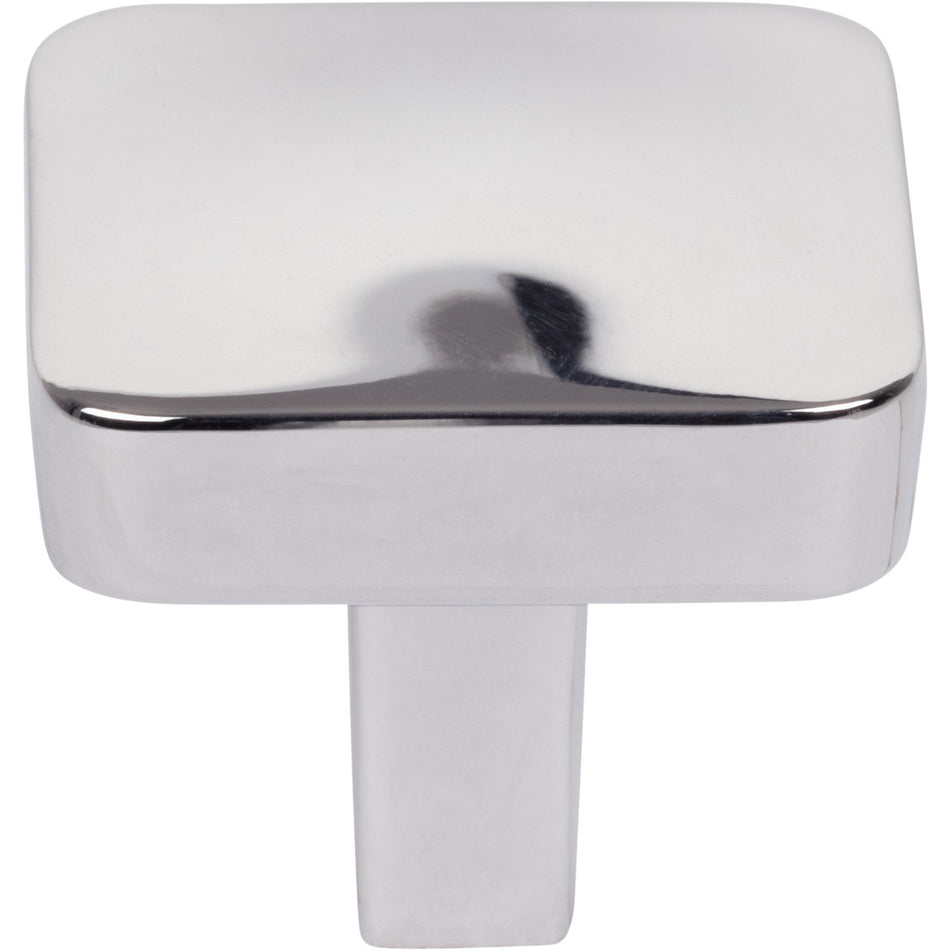 Jeffrey Alexander 905PC: 1-1/4" Whitlock Square Cabinet Knob - Polished Chrome
