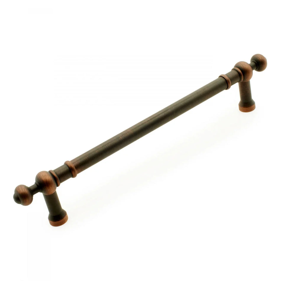 RKI-PH-4622-VB: RKI 12" cc Plain Appliance Pull w/Decorative Ends - Valencia Bronze