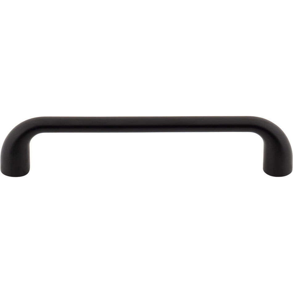 Jeffrey Alexander 329-128MB: 128mm cc Loxley Bar Cabinet Pull - Matte Black