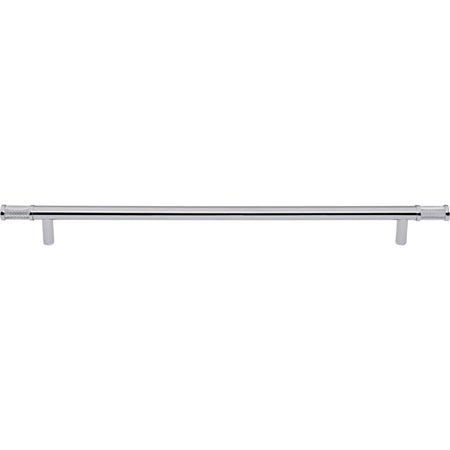 Top Knobs TK3237PC: 12" cc Burnham Bar Cabinet Pull - Polished Chrome