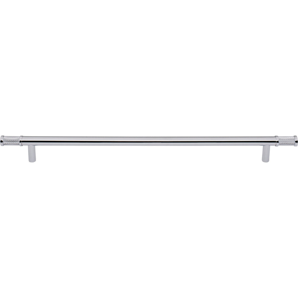 Top Knobs TK3237PC: 12" cc Burnham Bar Cabinet Pull - Polished Chrome