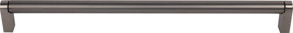 Top Knobs M2441: 26-15/32" cc Pennington Round Bar Cabinet Pull - Ash Gray