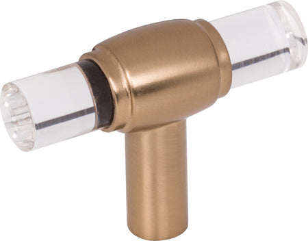 Jeffrey Alexander 775L-SBZ : 2" Carmen T-Bar Cabinet Knob - Satin Bronze