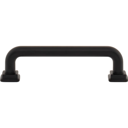 Atlas A6023-BL: 3-3/4" cc Kimberton Bar Cabinet Pull - Matte Black