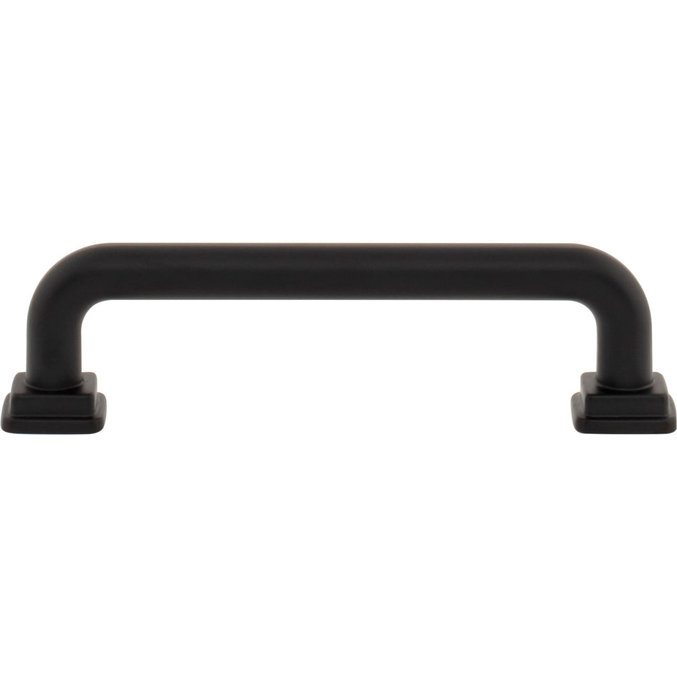 Atlas A6023-BL: 3-3/4" cc Kimberton Bar Cabinet Pull - Matte Black