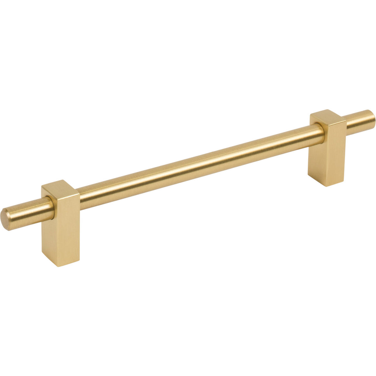 Jeffrey Alexander 478-160BG: 160mm cc Larkin Bar Cabinet Pull - Brushed Gold