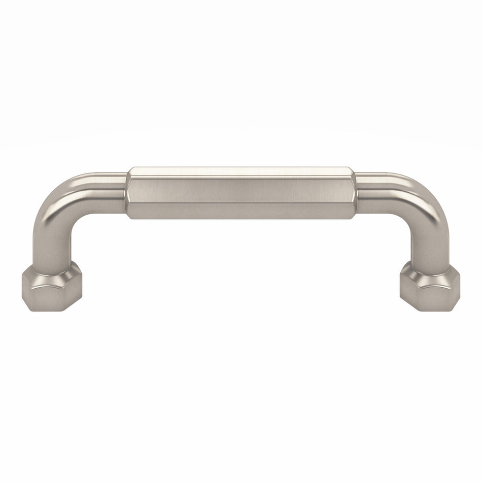 Top Knobs TK3201BSN: 3-3/4" cc Dustin Cabinet Pull - Brushed Satin Nickel