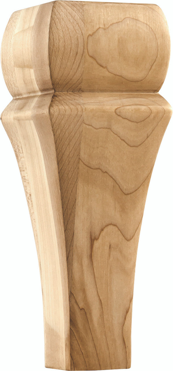 Hardware Resources BF15-2-8-ALD: Contemporary Bun Foot - Alder