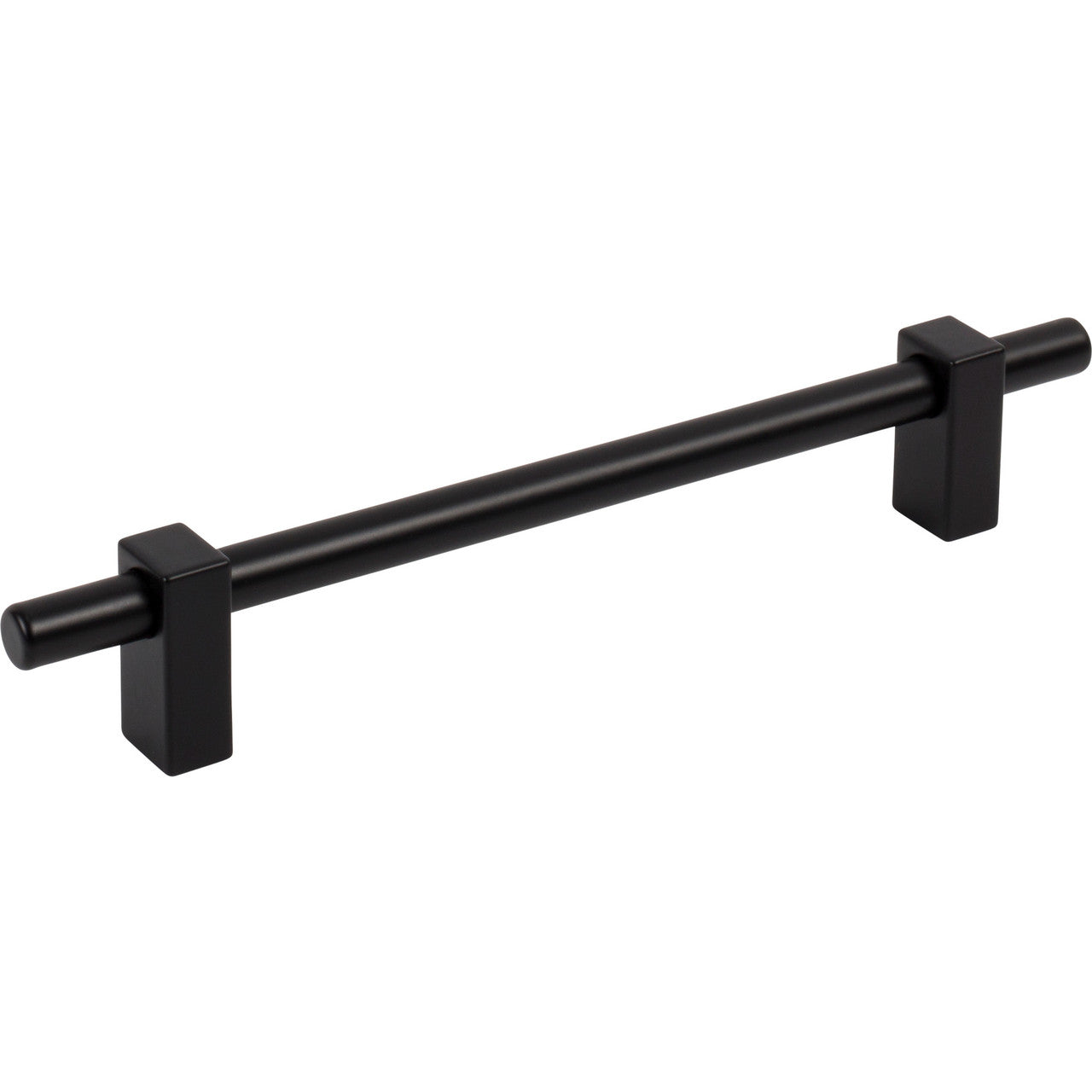 Jeffrey Alexander 478-160MB: 160mm cc Larkin Bar Cabinet Pull - Matte Black
