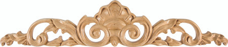 Hardware Resources ONL-01-36CH: 36" x 1" x 7-3/4" Shell Onlay - Cherry
