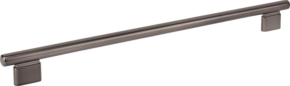 Atlas A517-SL: 12" cc Holloway Round Bar  Appliance Pull - Slate