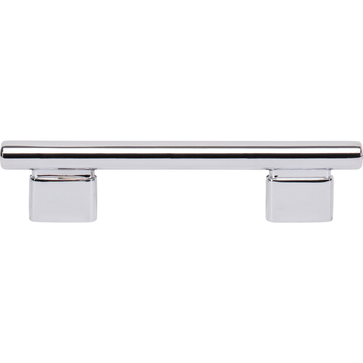 Atlas A512-CH: 96mm cc Holloway Round Bar  Cabinet Pull - Polished Chrome