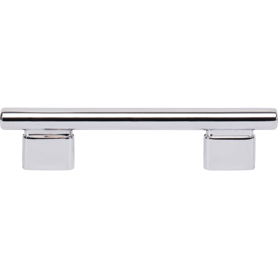 Atlas A512-CH: 96mm cc Holloway Round Bar  Cabinet Pull - Polished Chrome