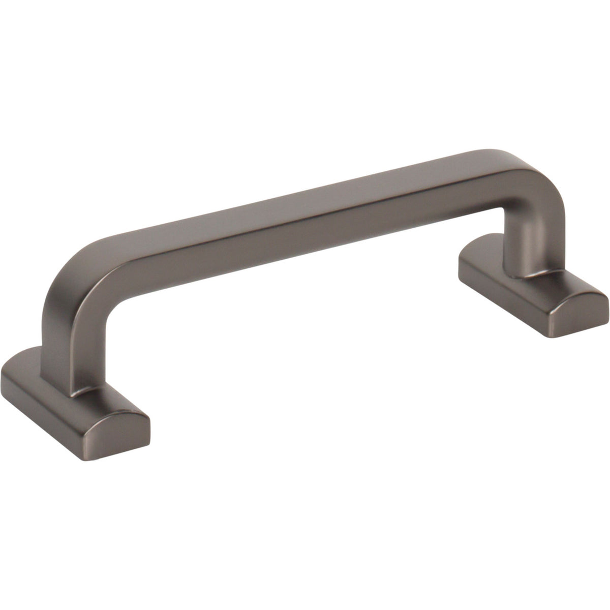 Top Knobs TK3162AG: 3-3/4" cc Harrison D-Handle Cabinet Pull - Ash Gray