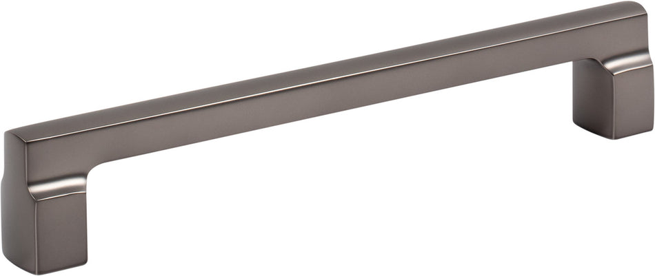 Atlas A524-SL: 160mm cc Reeves Square Bar Cabinet Pull - Slate