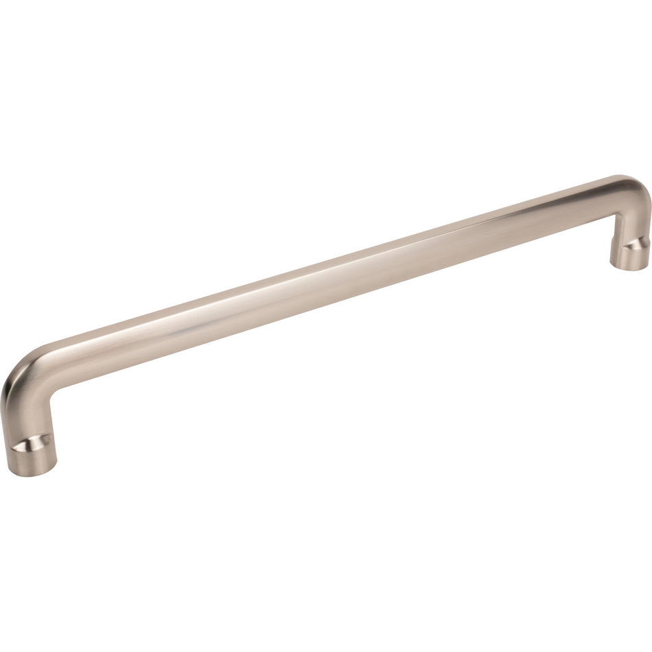 Top Knobs TK3048BSN: 18" cc Hartridge D-Handle Cabinet Pull - Brushed Satin Nickel