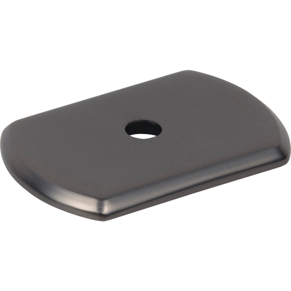 Top Knobs TK3270AG: 1-1/2" Wescott  Backplate - Ash Grey