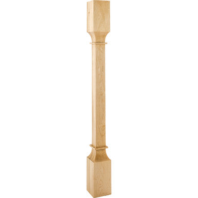 Hardware Resources P35-3.5-WO: 3-1/2" x 3-1/2" x 35-1/2" Square Post - White Oak