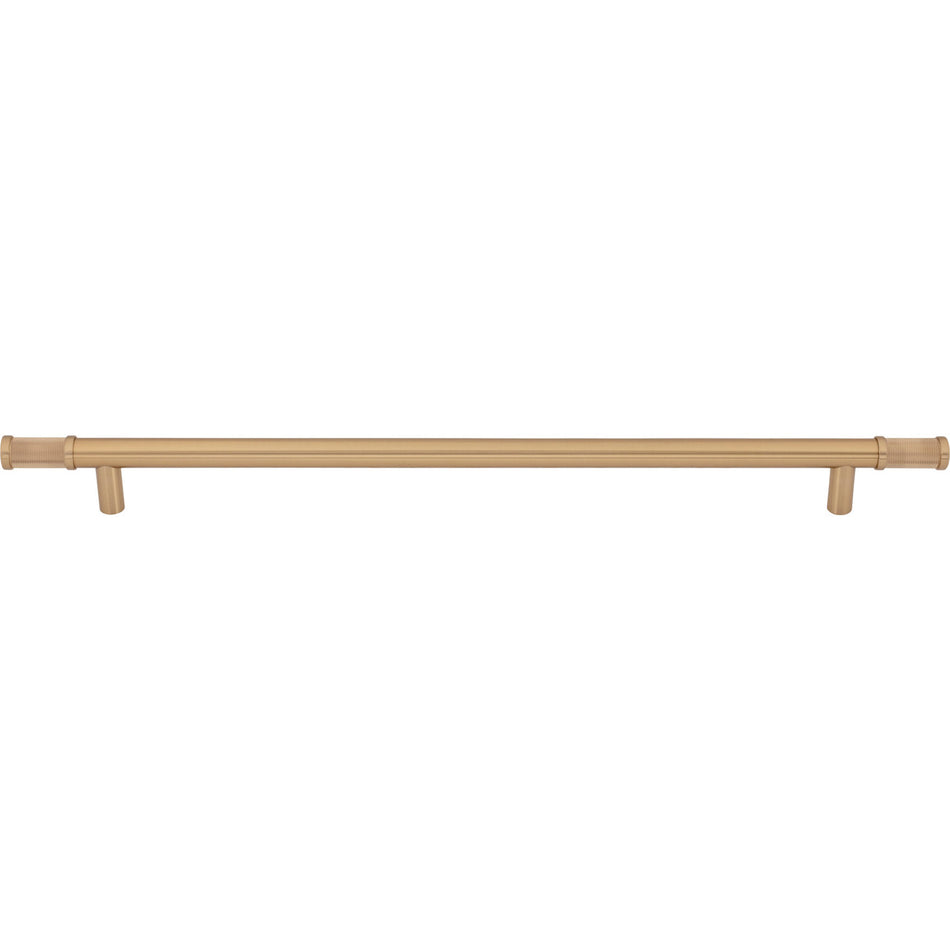 Top Knobs TK3239HB: 18" cc Burnham Bar Cabinet Pull - Honey Bronze