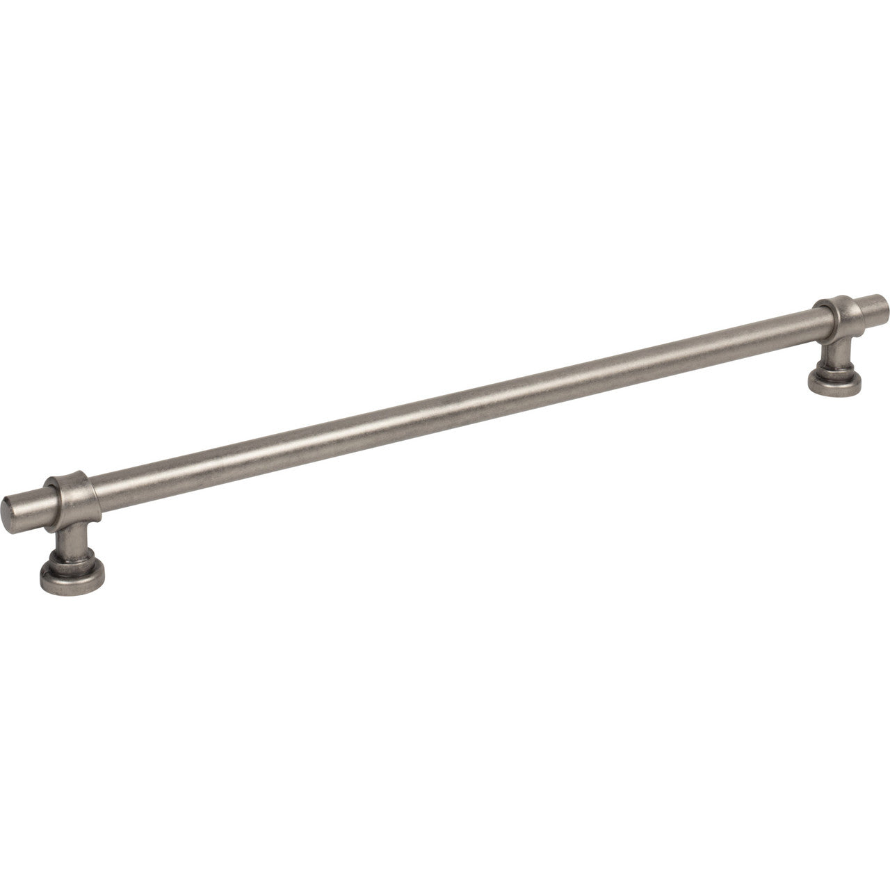 Top Knobs M2761: 12" cc Dakota Bit Cabinet Pull - Pewter Antique